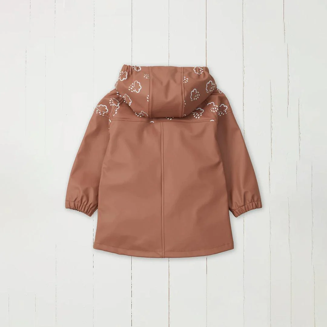 Grass & Air Colour Revealing Rainster Jacket - Rose - Image 4