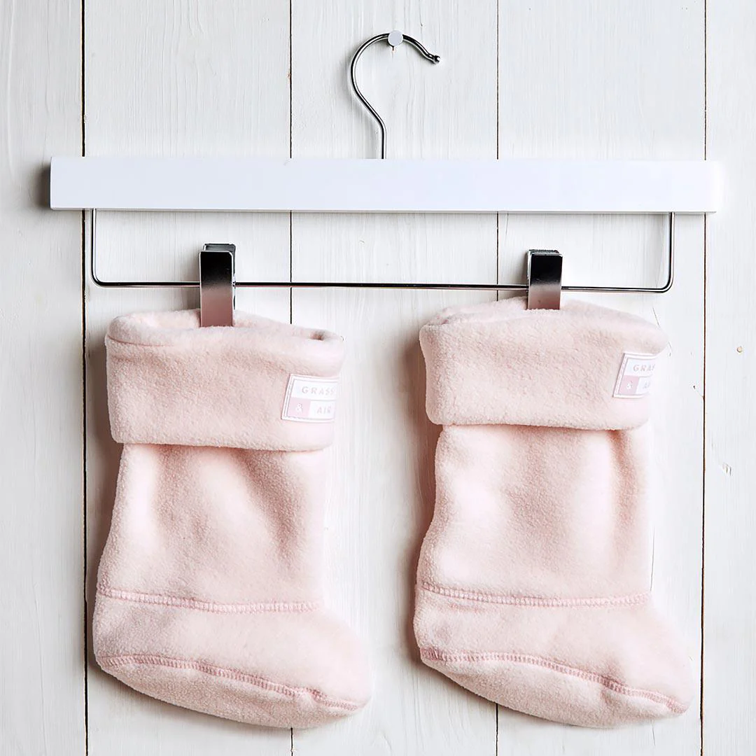 Grass & Air Wellie Socks - Baby Pink - Image 3