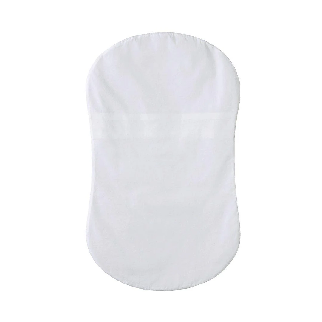 HALO BassiNest Fitted Cotton Sheet - White