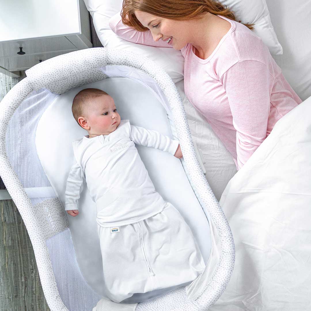 HALO BassiNest Fitted Cotton Sheet - White - Image 2