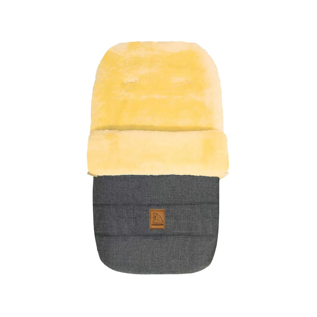 Heitmann Lambskin Cosy Toes Footmuff - Grey Mottled
