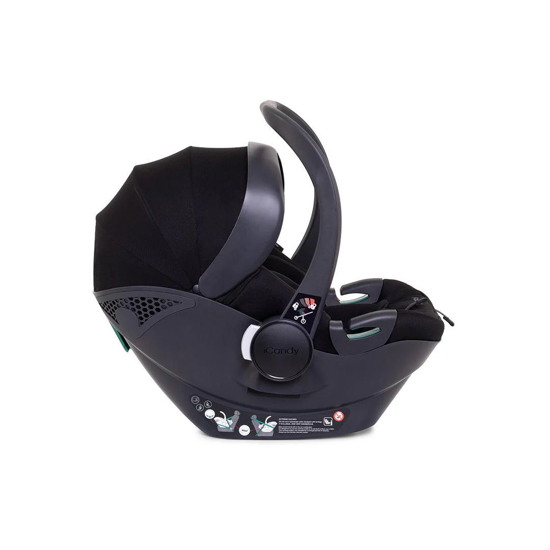 iCandy Cocoon Infant Car Seat + Base - Black - Image 6