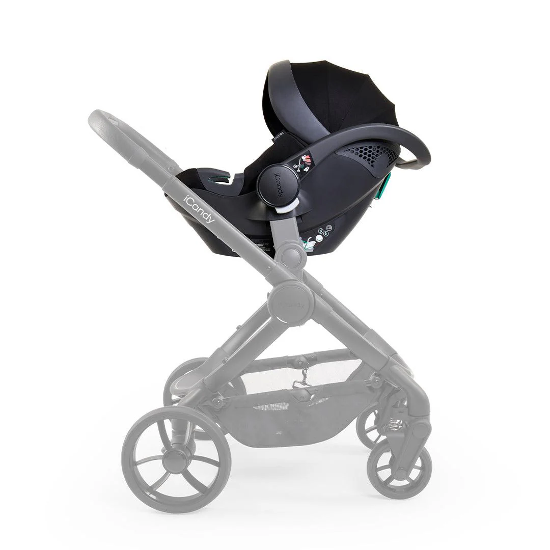 iCandy Cocoon Infant Car Seat + Base - Black - Image 9
