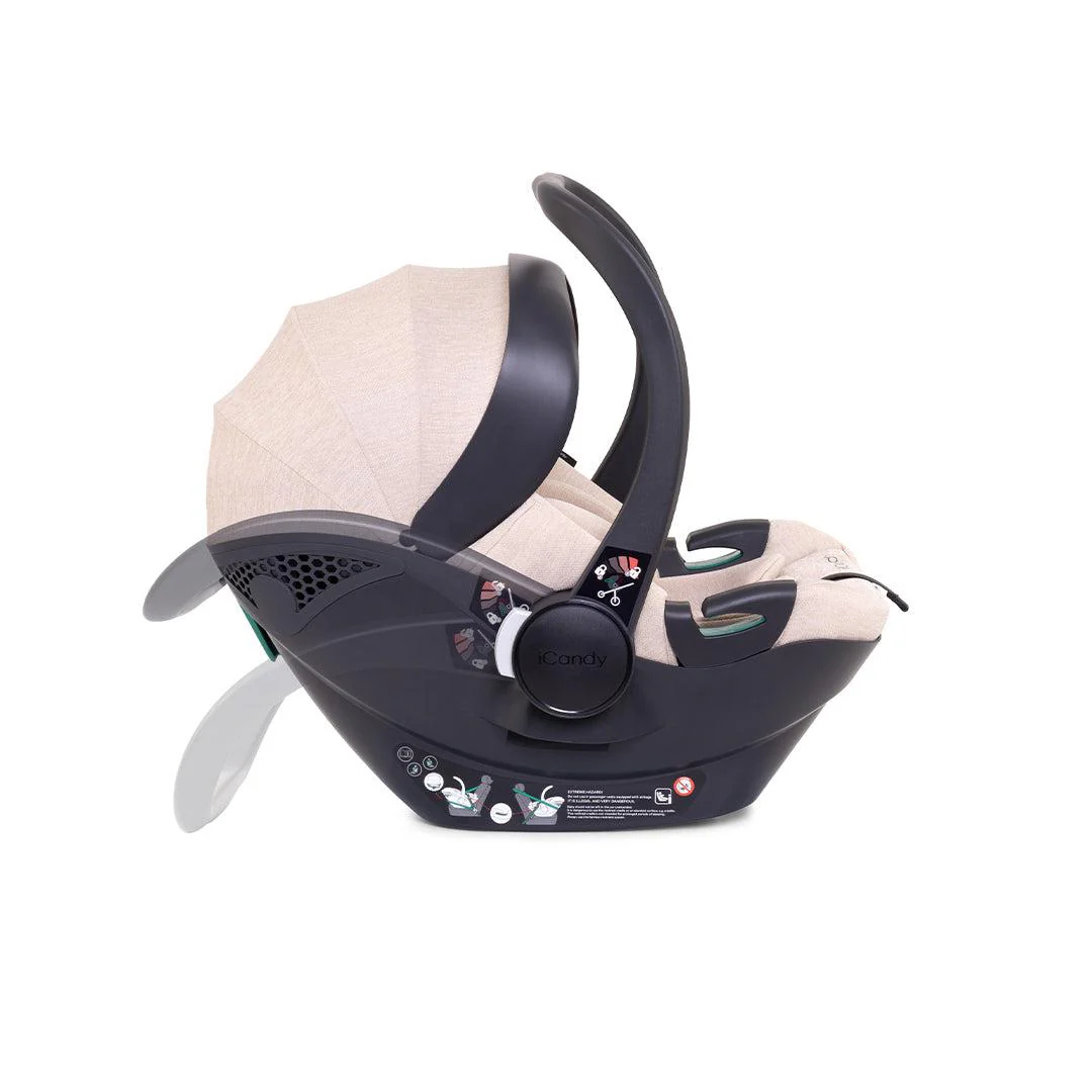 iCandy Cocoon Infant Car Seat + Base - Latte - Image 8