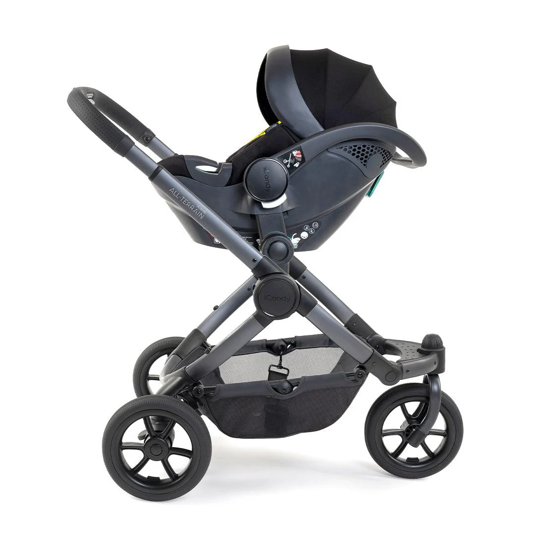 iCandy Peach 7 All Terrain Storm Complete Travel System with iCandy Cocoon - Image 5