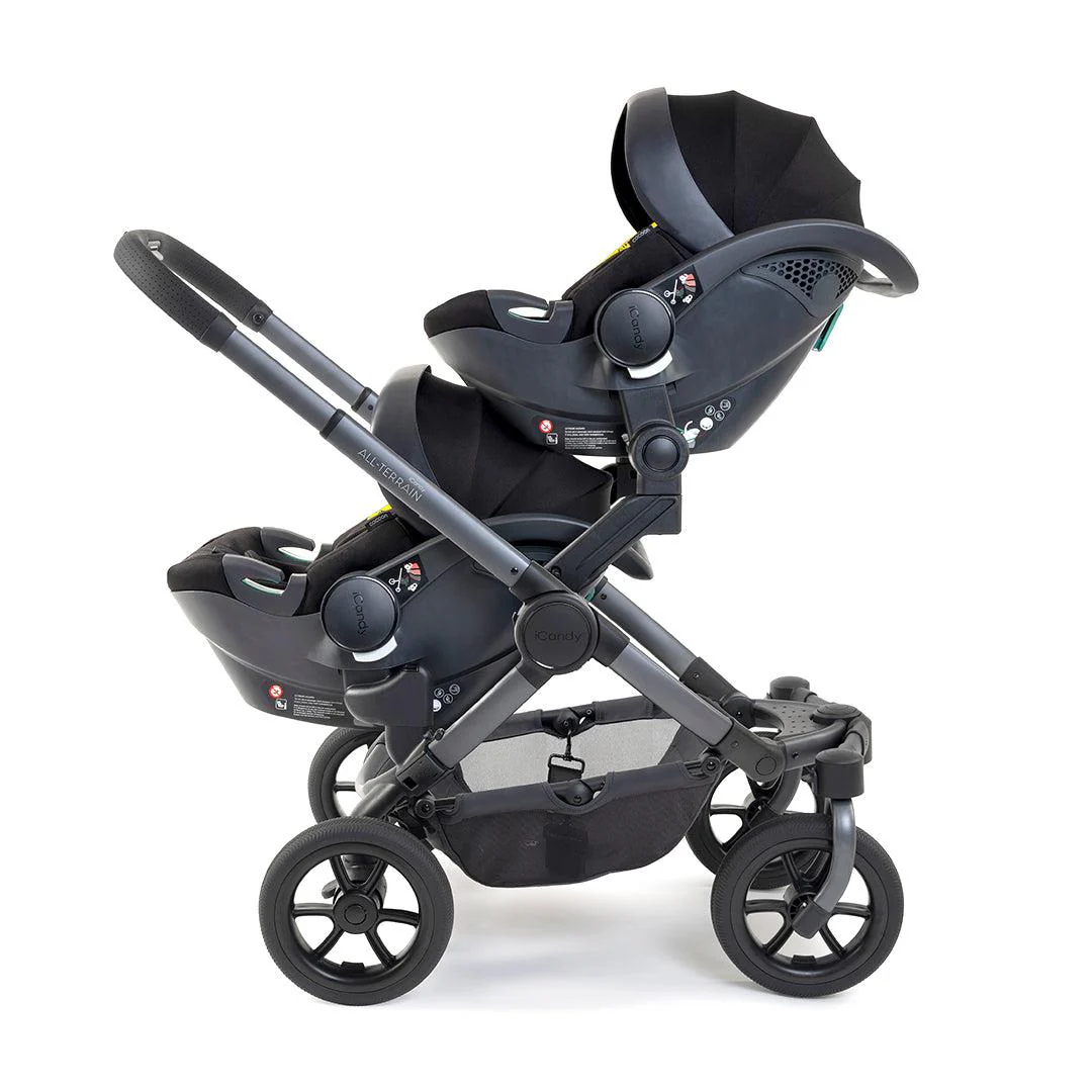iCandy Peach 7 All Terrain Storm Twin Pushchair - Image 4