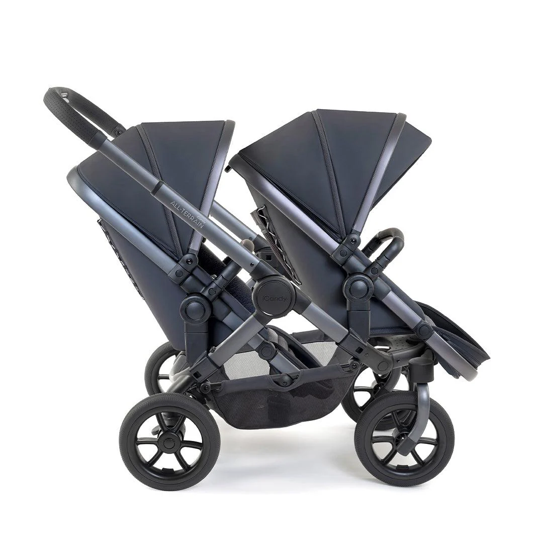 iCandy Peach 7 All Terrain Storm Twin Pushchair - Image 5