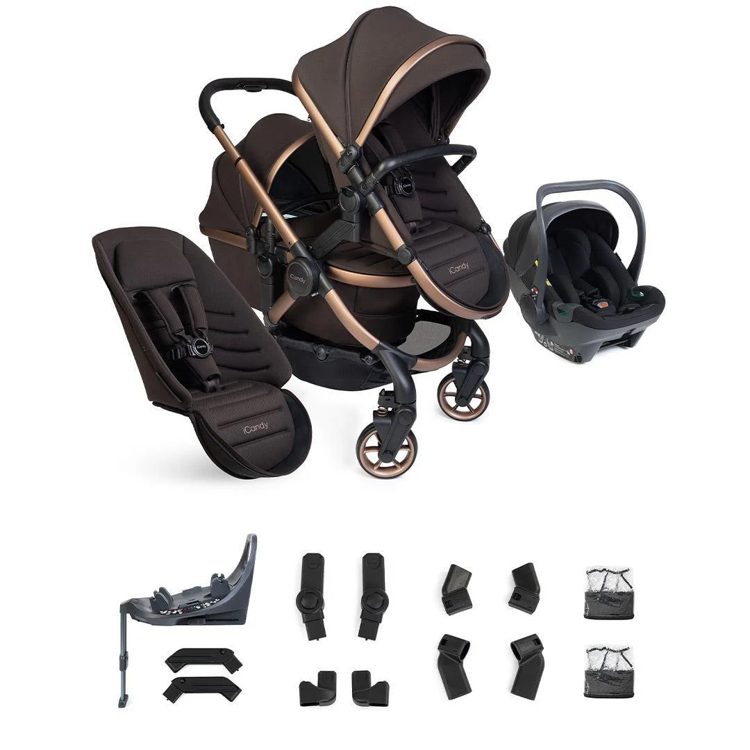 iCandy Peach 8 Editions Double with Cocoon 360 and Base - Image 4