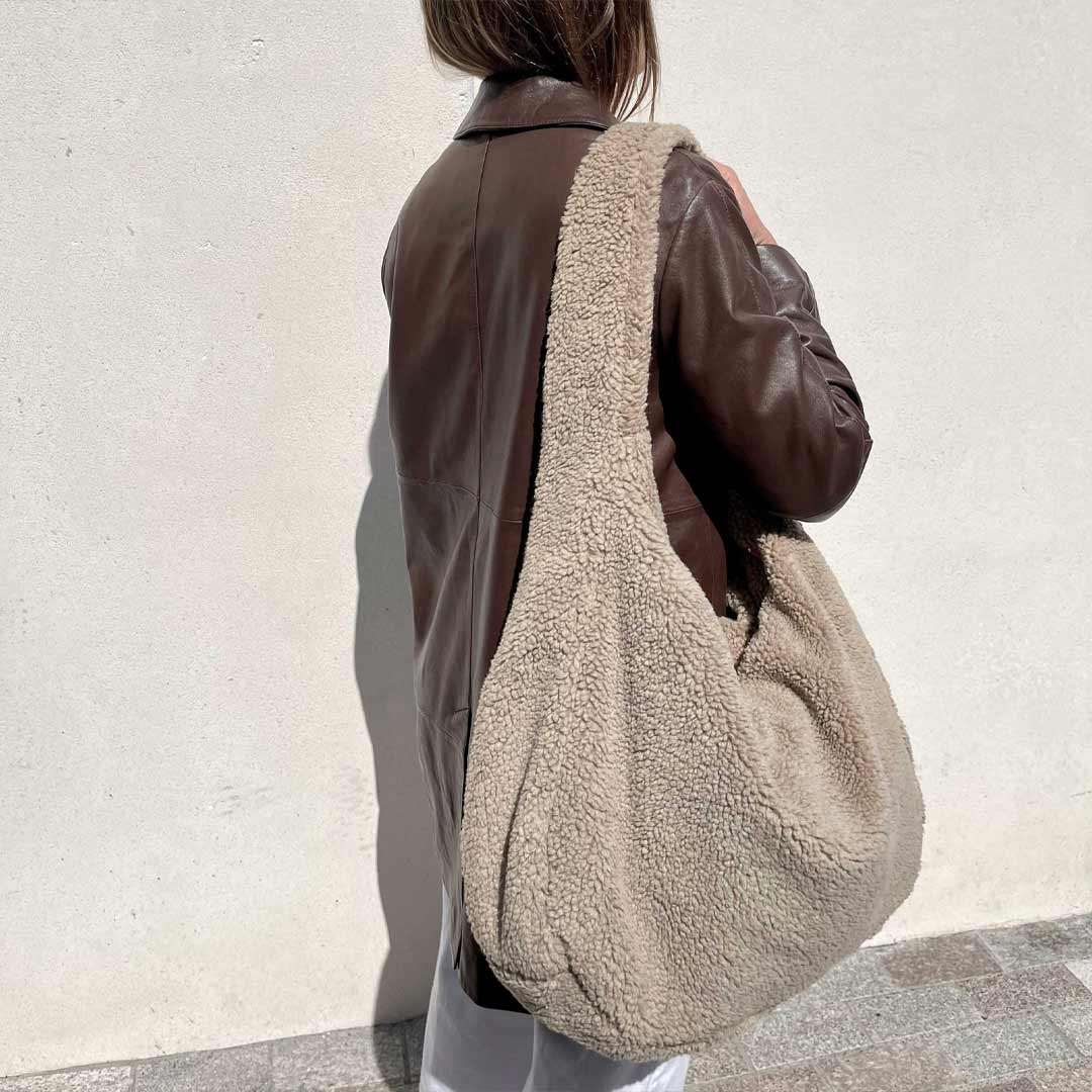 JEM + BEA Teddy XL Changing Bag - Fawn - Image 4