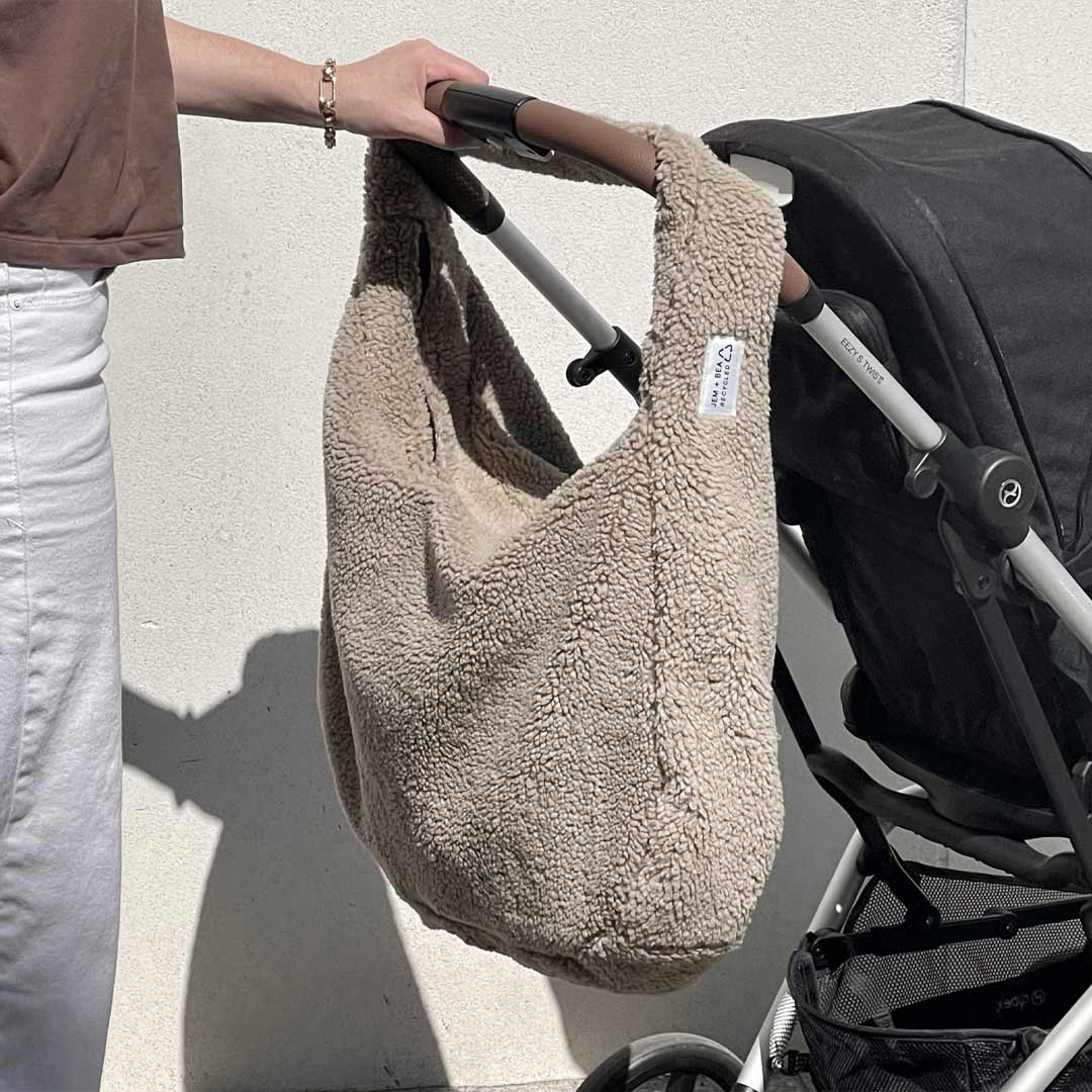 JEM + BEA Teddy XL Changing Bag - Fawn - Image 6