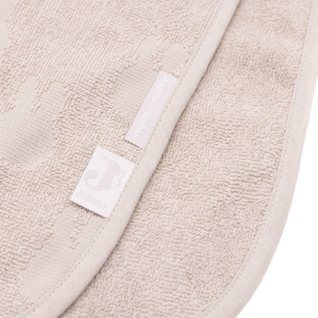 Jollein Bath Poncho Terry Miffy Jacquard - Nougat - Image 4