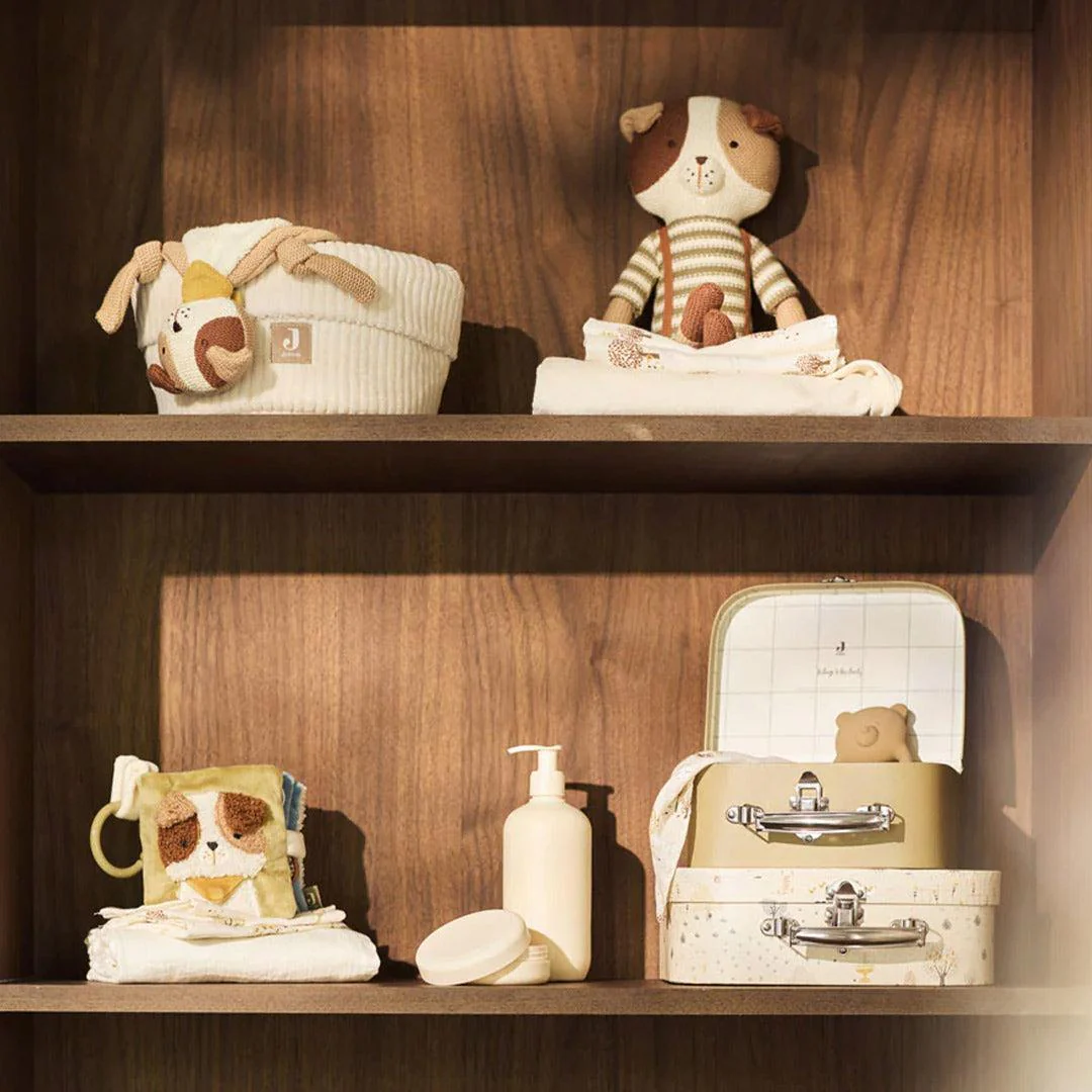 Jollein Changing Table Basket Cloudy Rib - Oatmeal - Image 4