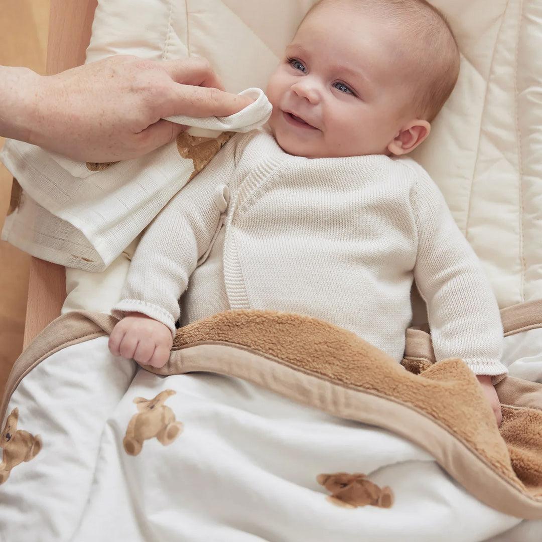 Jollein Jersey Blanket - Teddy Bear - Image 2
