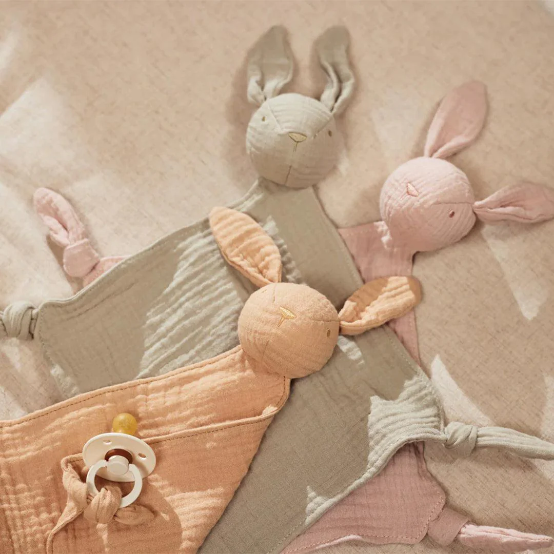 Jollein Pacifier Cloth Bunny Ears - Olive Green - Image 2