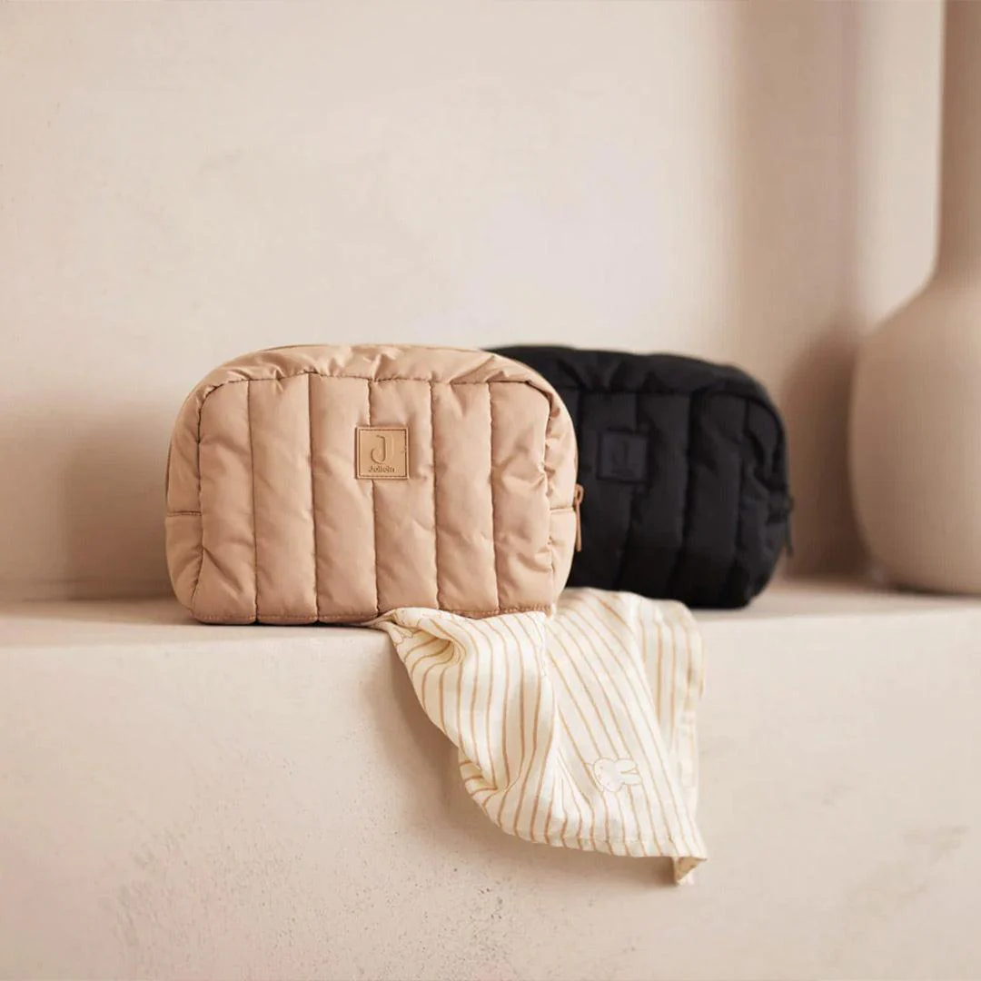 Jollein Puffed Nappy Pouch - Biscuit - Image 2