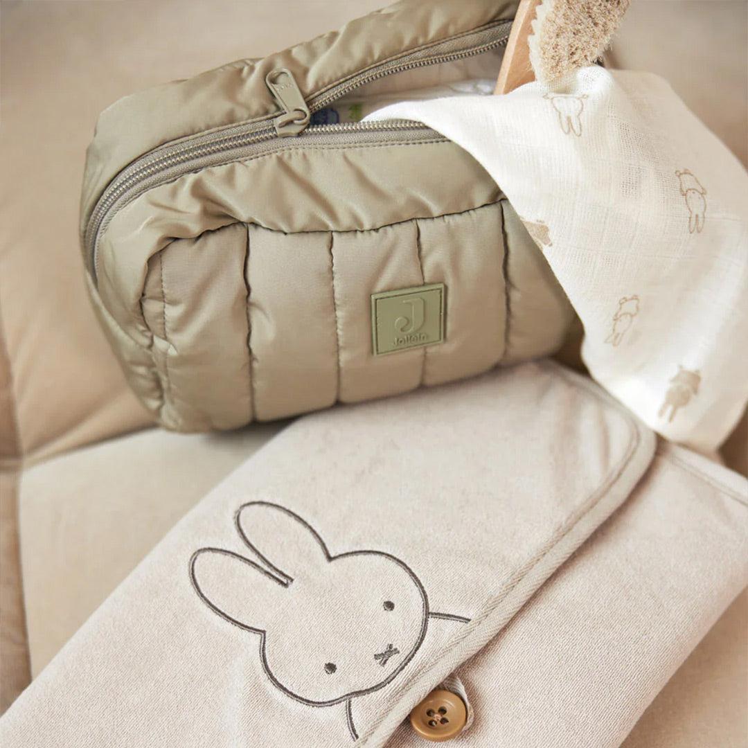 Jollein Puffed Nappy Pouch - Olive Green - Image 2