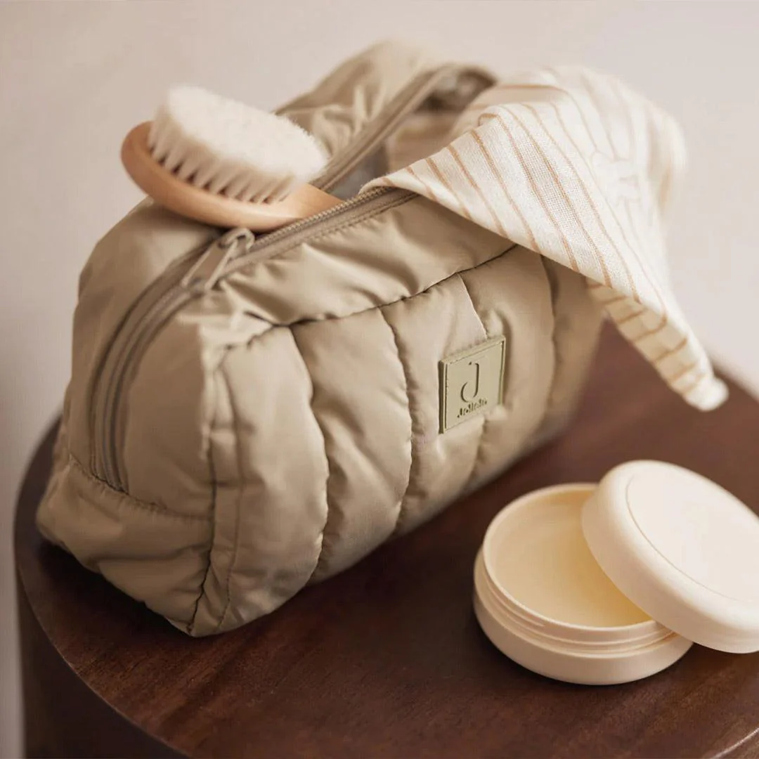 Jollein Puffed Nappy Pouch - Olive Green - Image 4