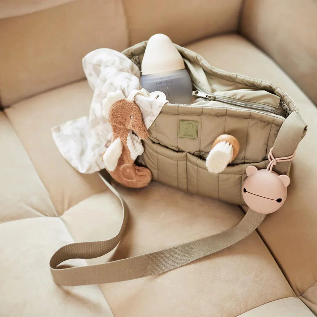 Jollein Puffed Stroller Organizer - Olive Green - Image 2