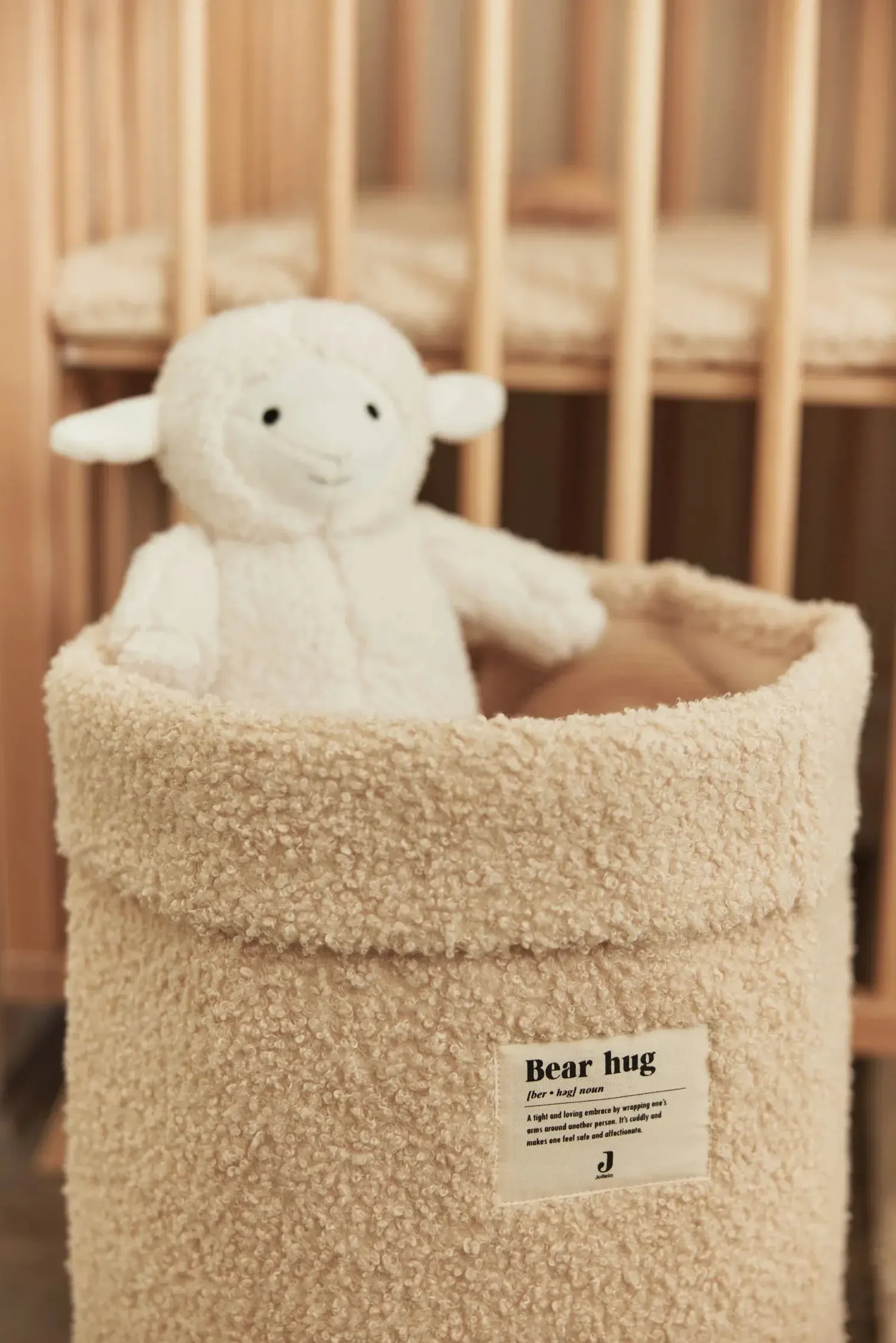 Jollein Storage Basket - Boucle Natural - Image 3