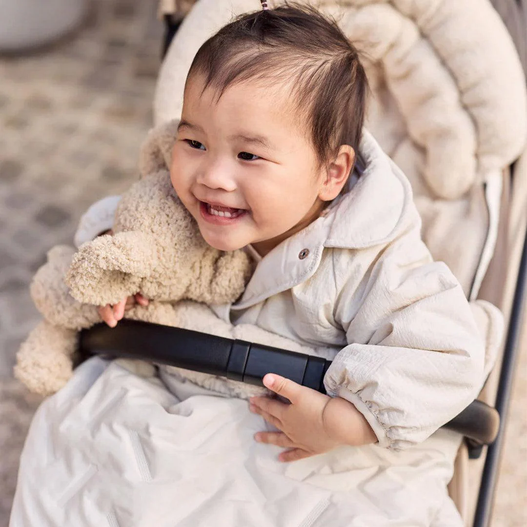 Jollein Stroller Embossed Footmuff - Sand - Image 3