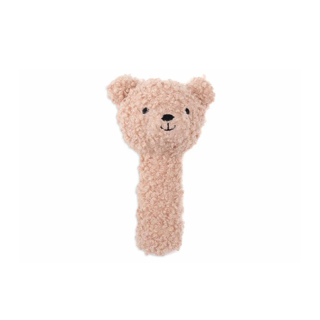Jollein Teddy Bear Rattle - Wild Rose