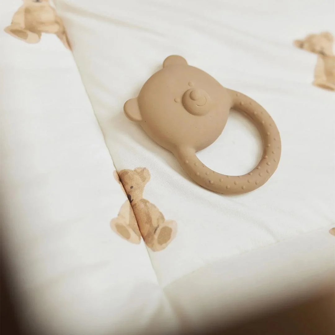 Jollein Teething Ring - Teddy Bear Biscuit - Image 3