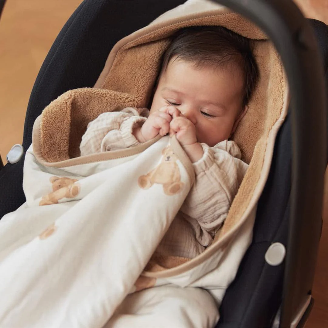 Jollein Wrap Blanket - Teddy Bear - Image 3