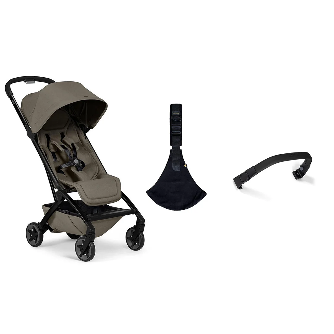 Joolz Aer2 Compact Stroller & Wildride Carrier - Hazel Brown - Image 20