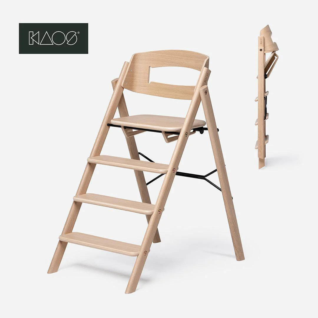 KAOS KLAPP® Highchair - Oak - Natural