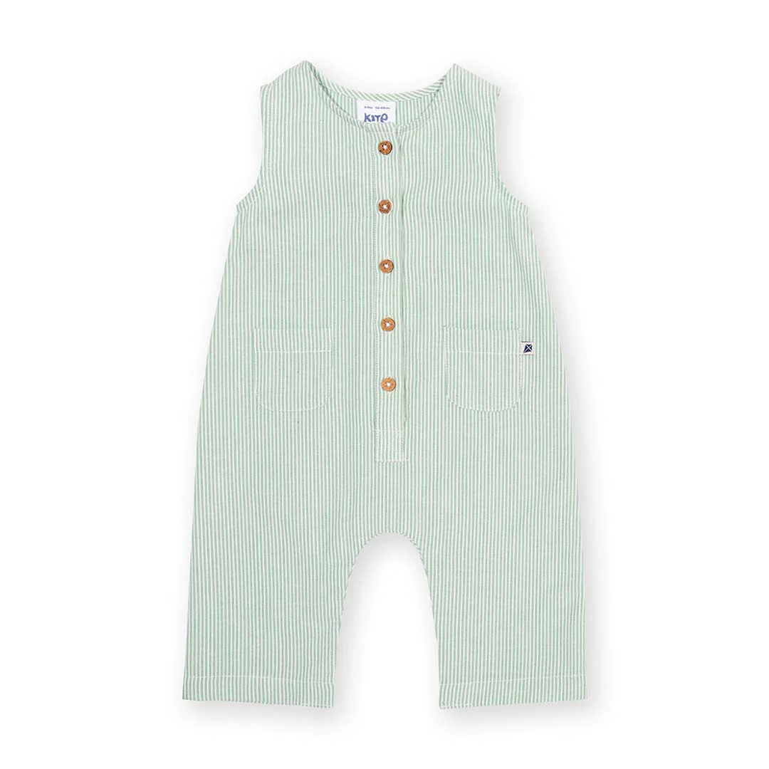Kite Dungarees - Ticking