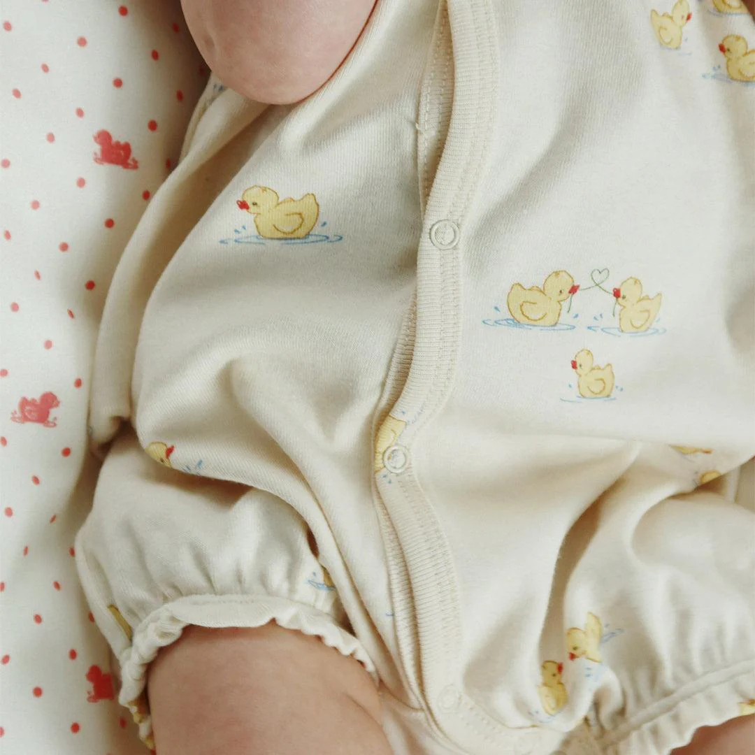 Konges Slojd Bello Short Sleeved Romper - Fanga Mio - Image 3