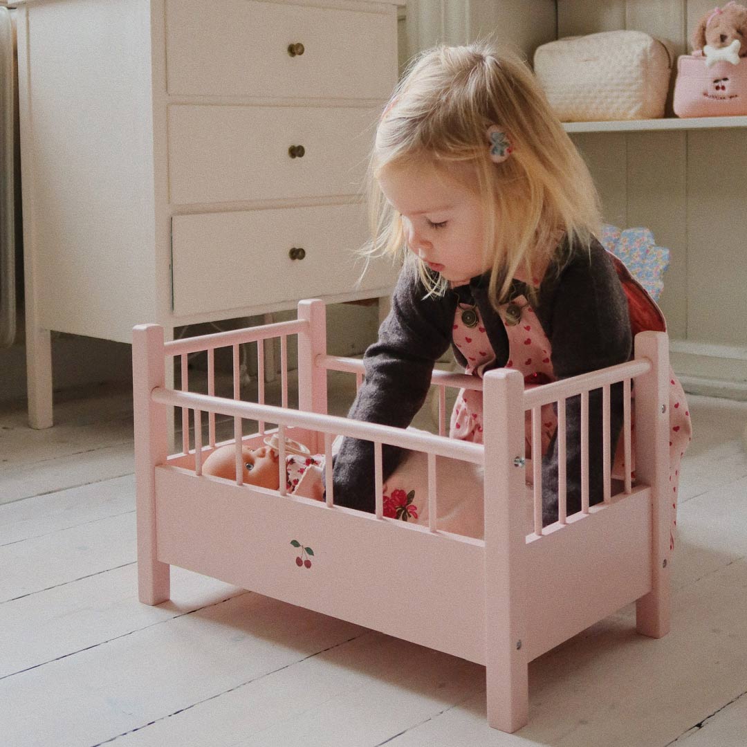 Konges Slojd Doll Bed  - Pink - Image 3