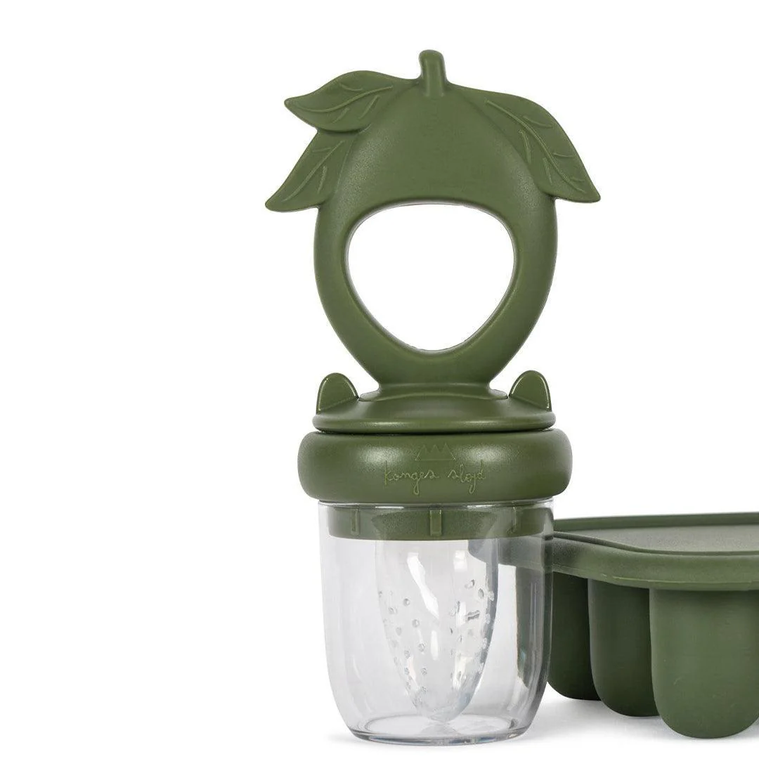 Konges Slojd Fruit Feeding Set - Olivine - Image 2