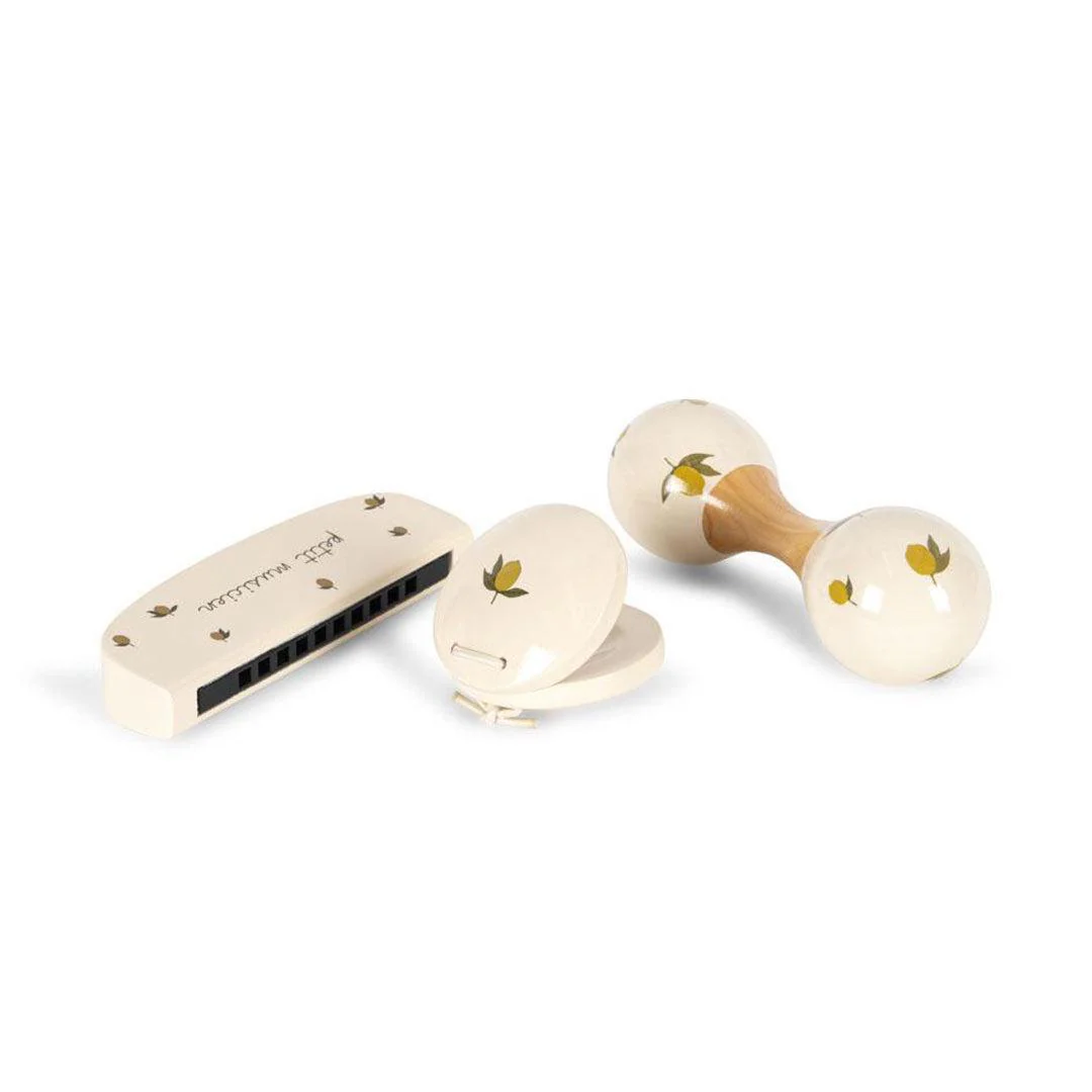 Konges Slojd Music Set Petit Lemon Glossy - Lemon