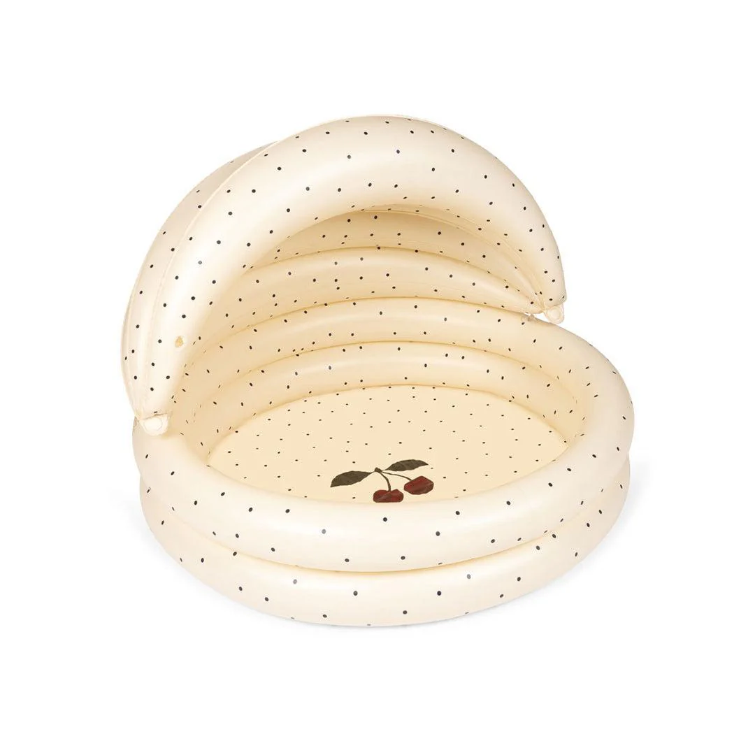 Konges Slojd Pool With Canopy - Navy Dots