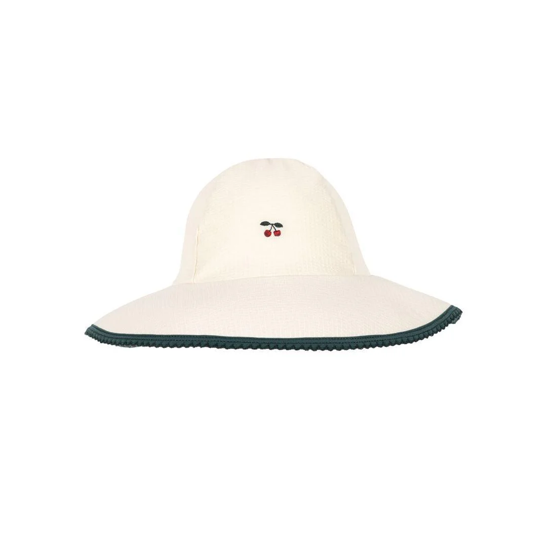 Konges Slojd Sailor Swim Hat - Cloud Dancer - Image 4