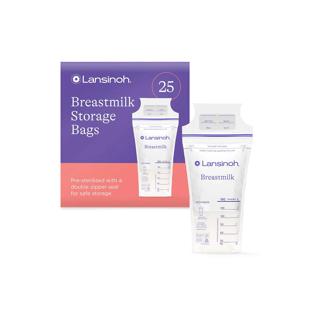 Lansinoh Breastmilk Storage Bags - 25 Pack