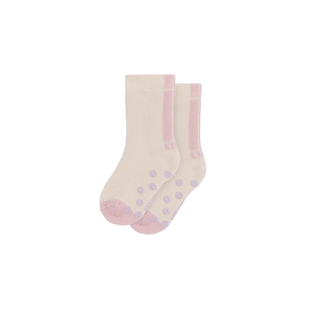 Lassig Anti-Slip Socks GOTS 2pcs - Cat - Lilac - Image 4