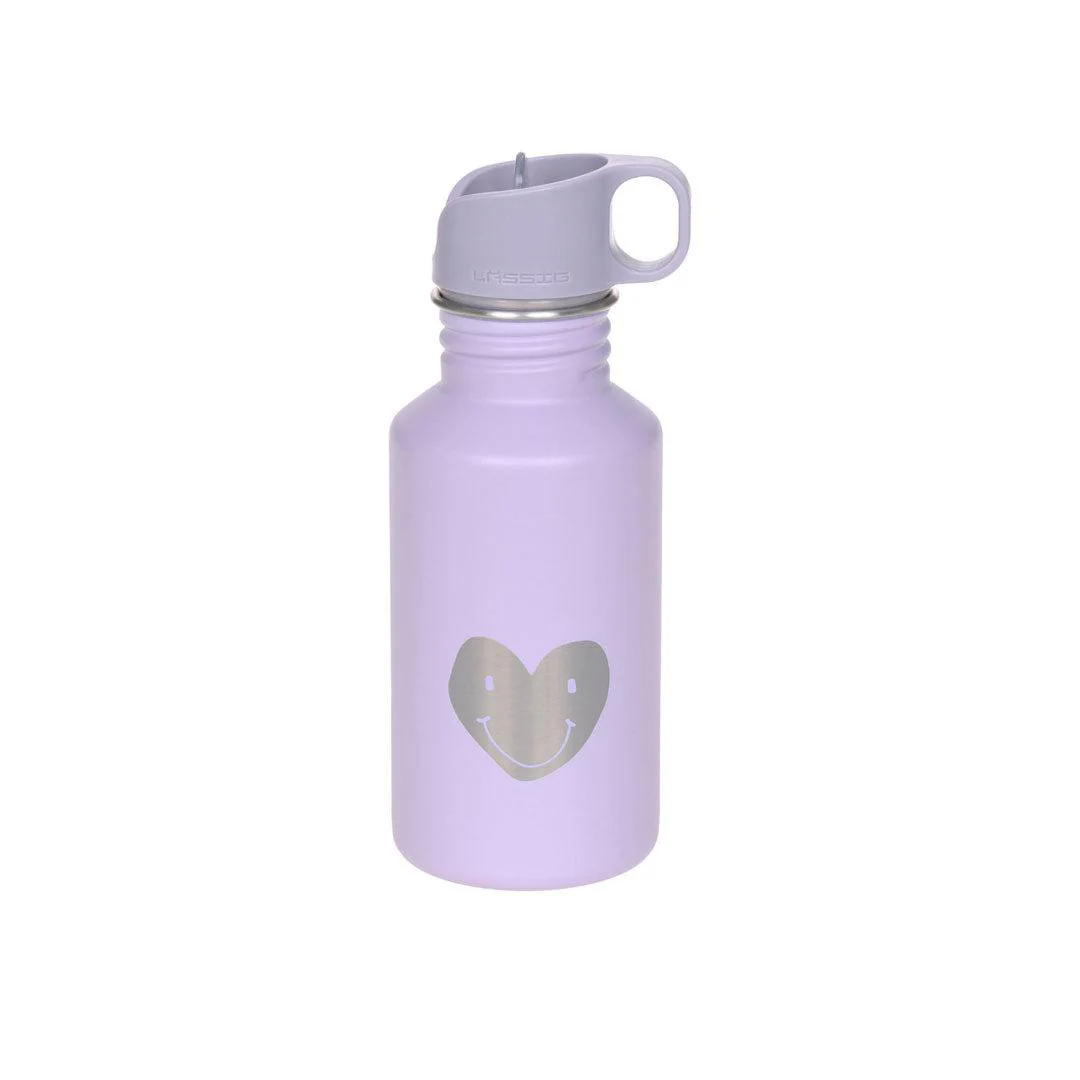 Lassig Bottle Stainless Steel - Little Gang - Heart Lilac