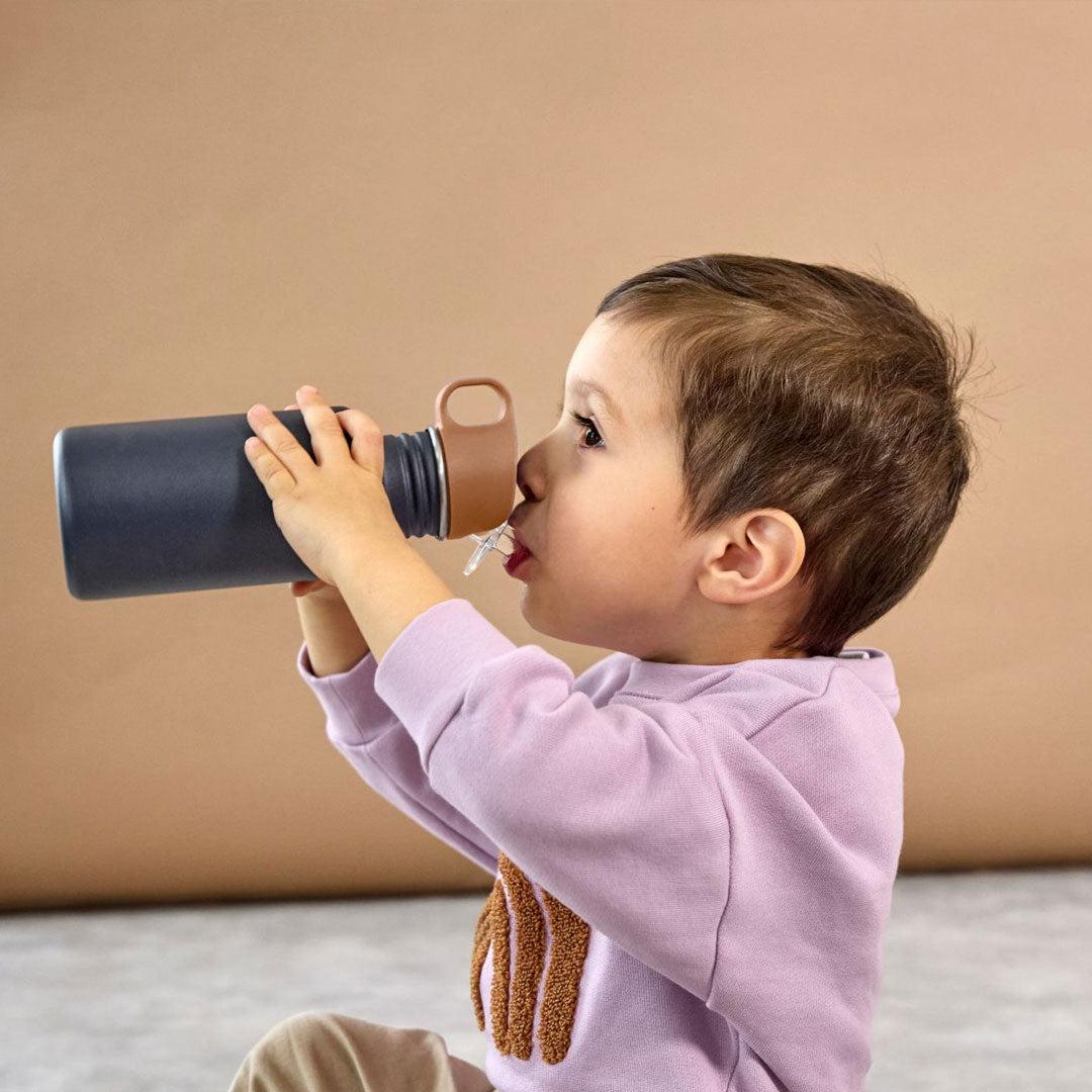 Lassig Bottle Stainless Steel - Little Gang - Smile Navy - Image 5