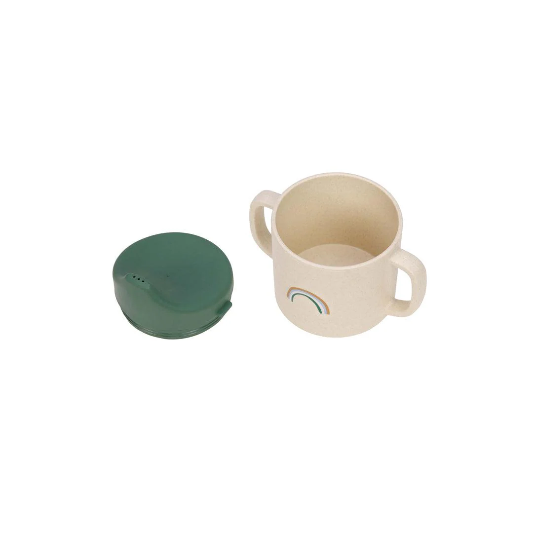 Lassig Cellulose Sippy Cup - Happy Rascals - Green - Smile - Image 4