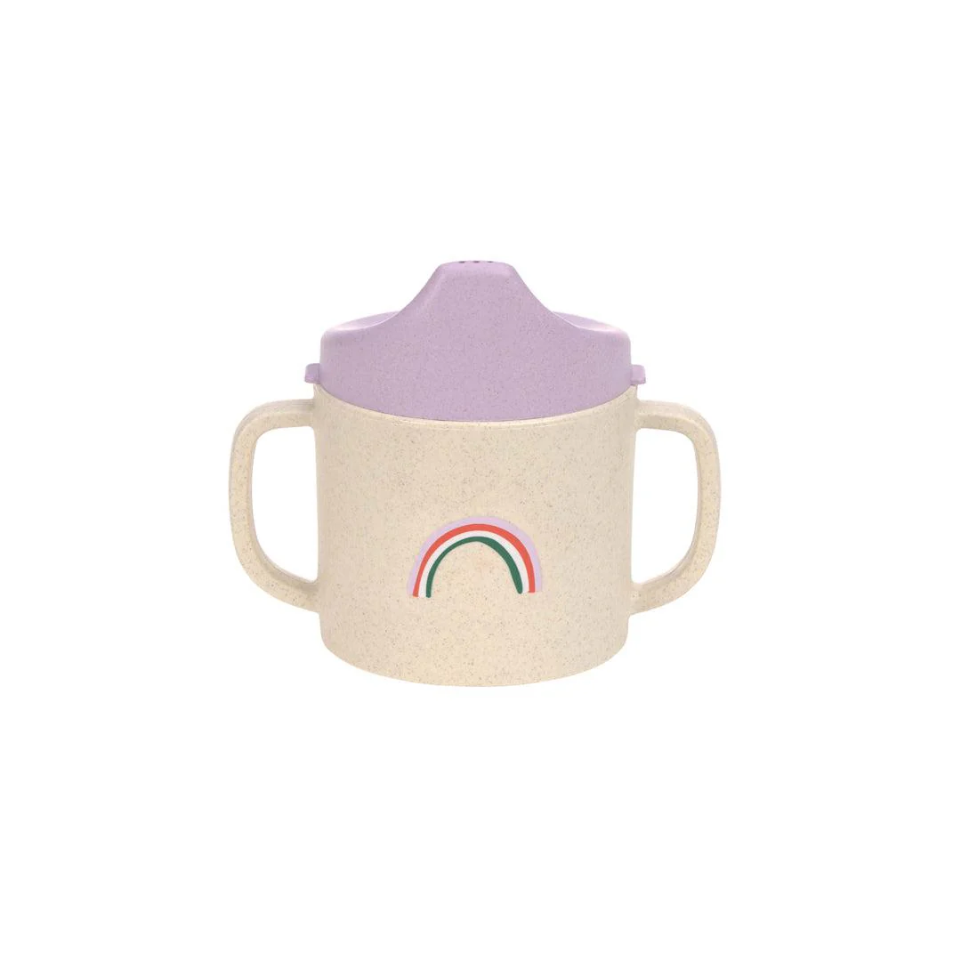Lassig Cellulose Sippy Cup - Happy Rascals - Lavender - Heart