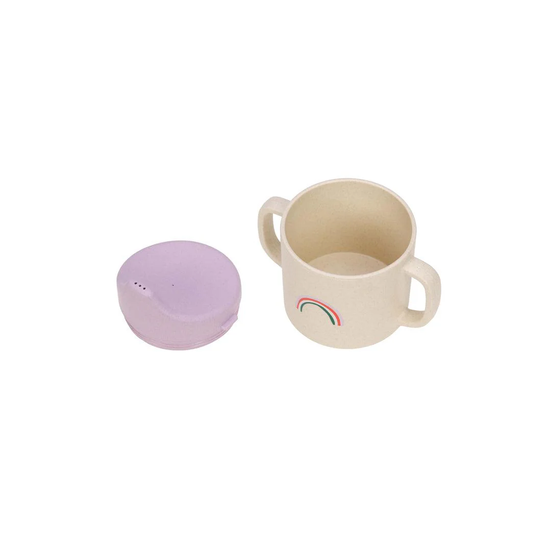 Lassig Cellulose Sippy Cup - Happy Rascals - Lavender - Heart - Image 4
