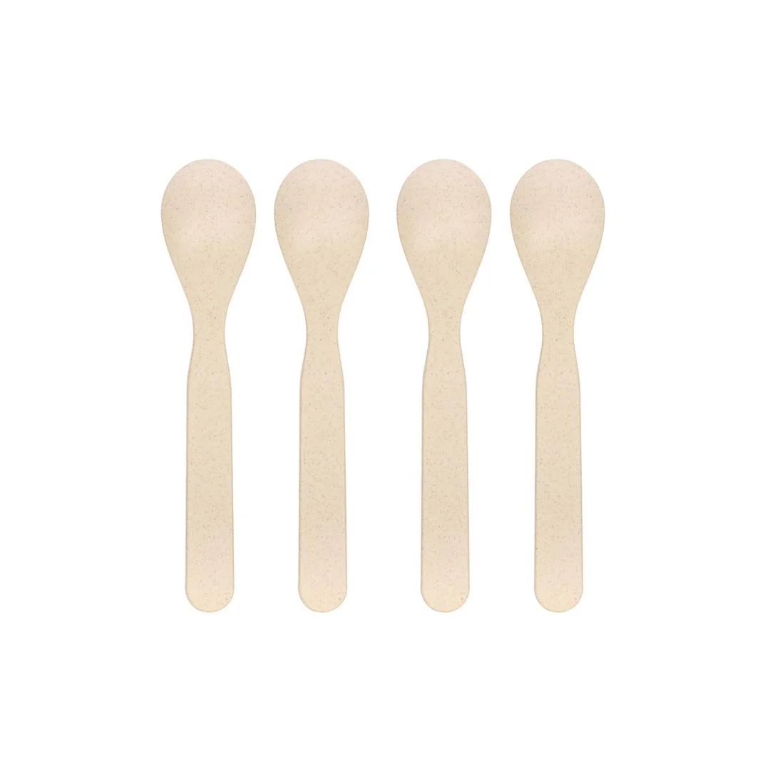Lassig Cellulose Spoon Set - Happy Rascals - Sky Blue - Smile - Image 3