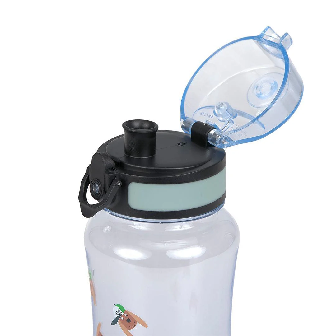 Lassig Drinking Bottle Tiny Team - Dog - Blue - Image 5
