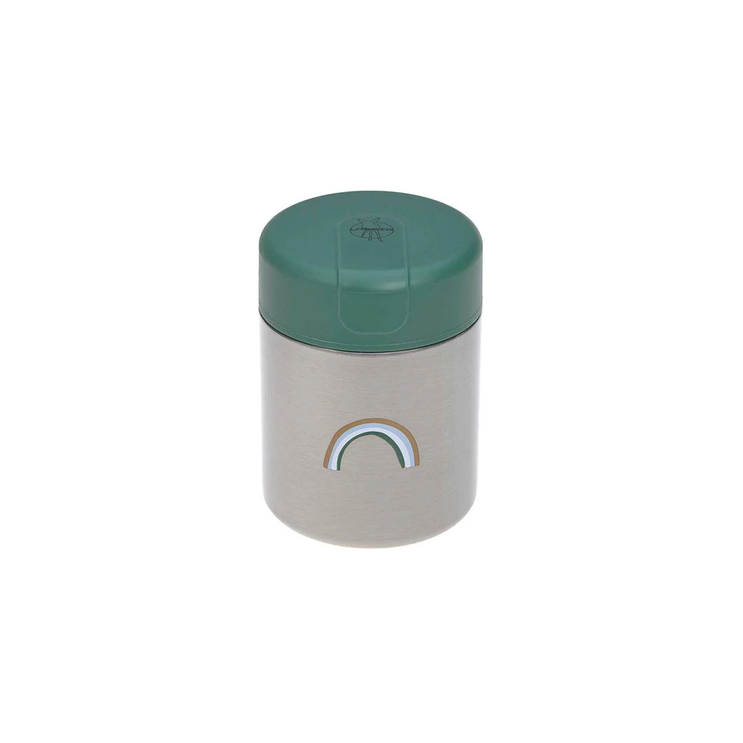 Lassig Food Jar - Happy Rascals - Smile Green