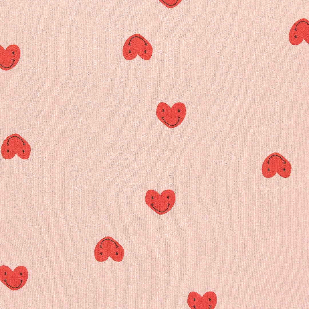 Lassig Interlock Sleeping Bag - Peach Rose - Heart - Image 3