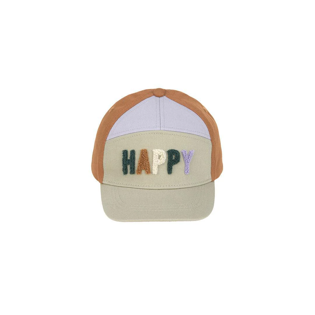 Lassig Kids Base Cap - Light Khaki/Caramel  - Happy - Image 4