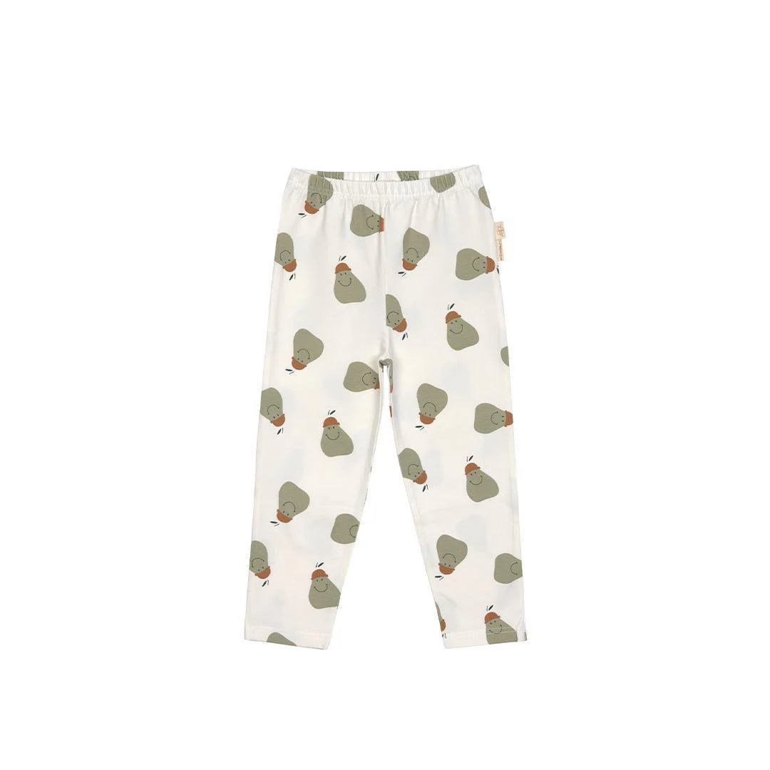 Lassig Leggings Jersey GOTS - Pear Milky - Image 6