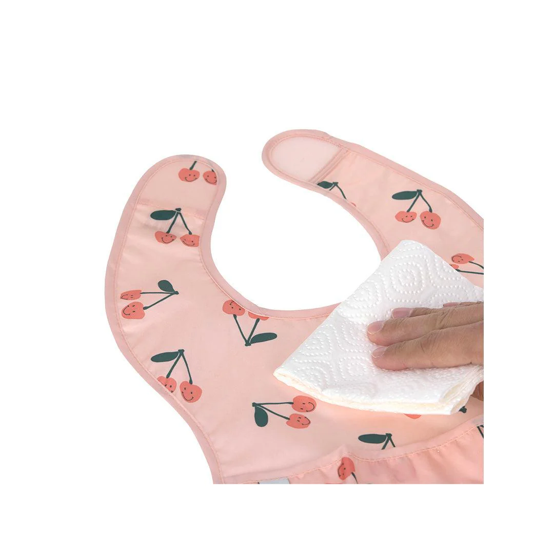 Lassig Lightweight Bibs 2pcs - Happy Fruits - Cherry - Image 4